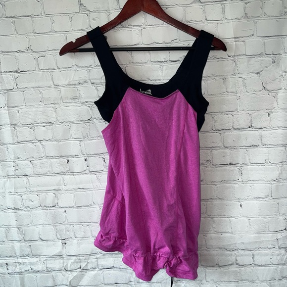 kyodan purple & black tank top size S - Picture 2 of 6